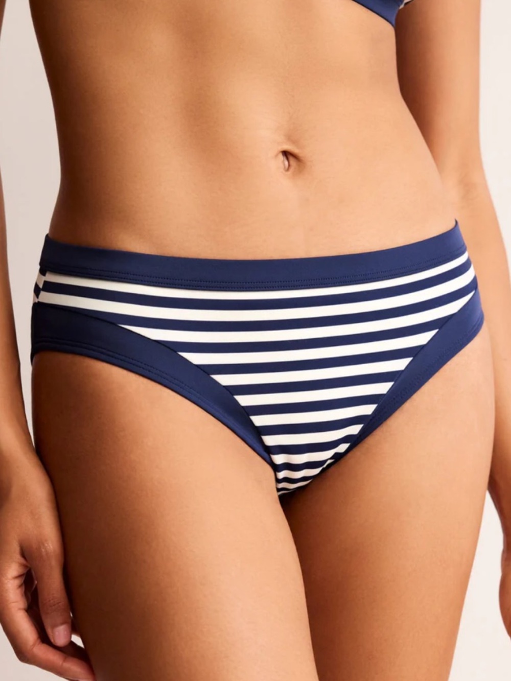 NWT Boden Santorini Striped Bikini Bottoms